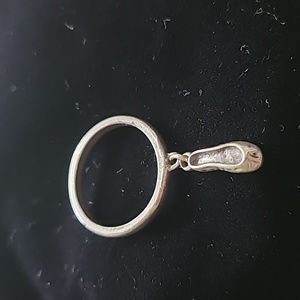 Retired vintage James Avery ballet dangle ring